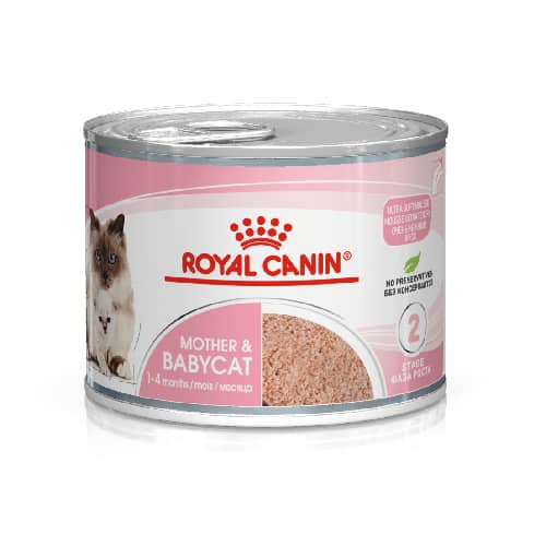 ROYAL CANIN FHN MOTHER & BABYCAT MOUSSE kaķu konservi 195g